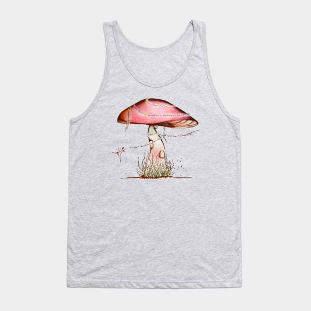 Summer Mushroom Tank Top by IndiasIllustrations